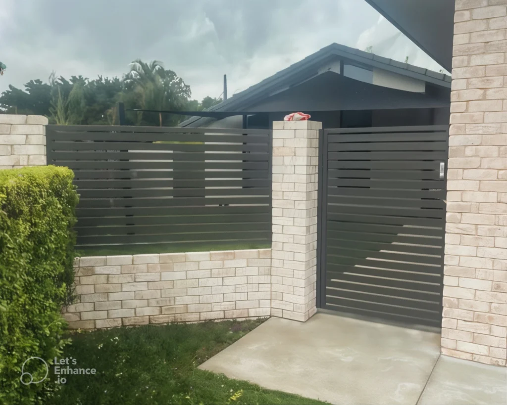 Aluminium Fence at a home